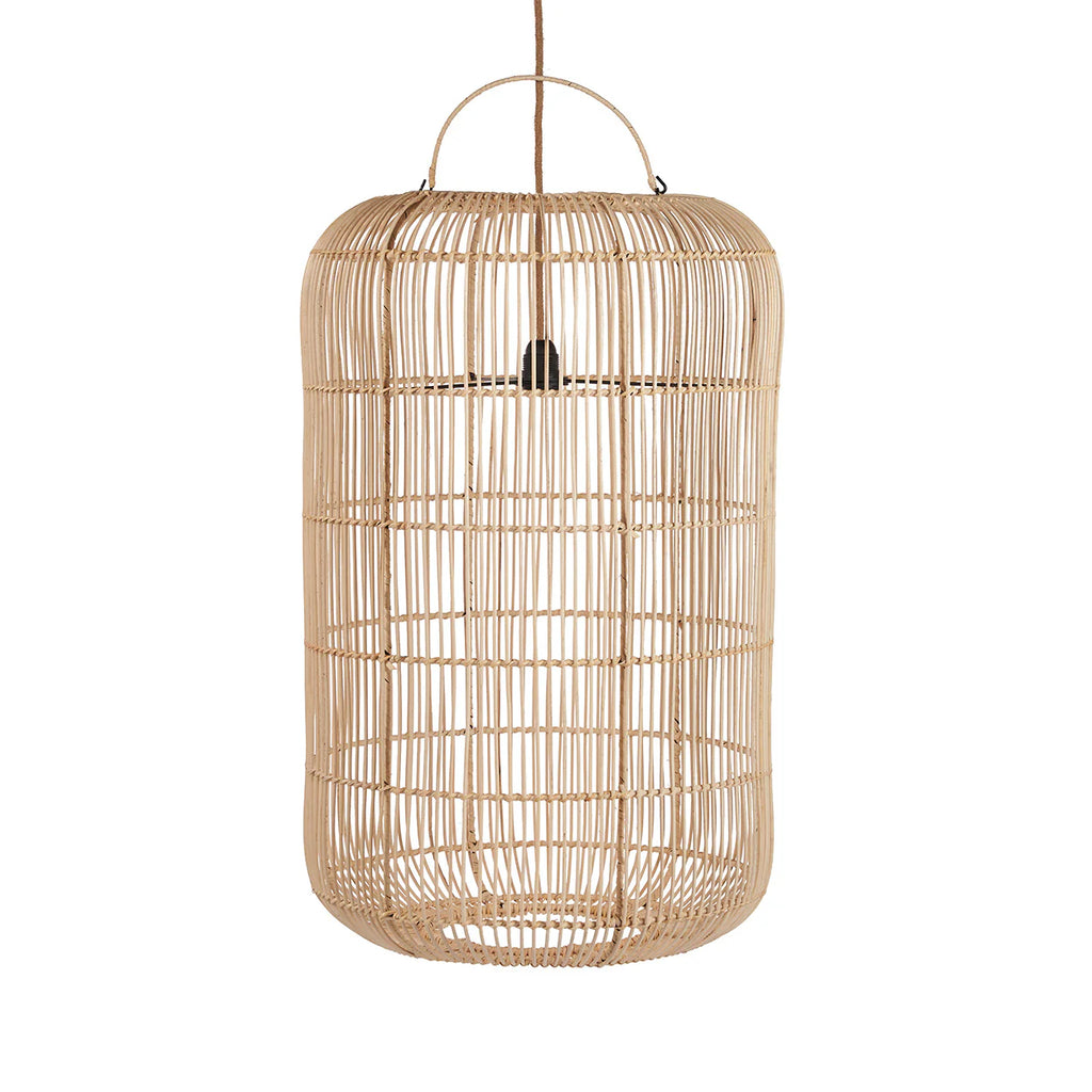 BOZELO PENDELLEUCHTE AUS RATTAN - 80cm