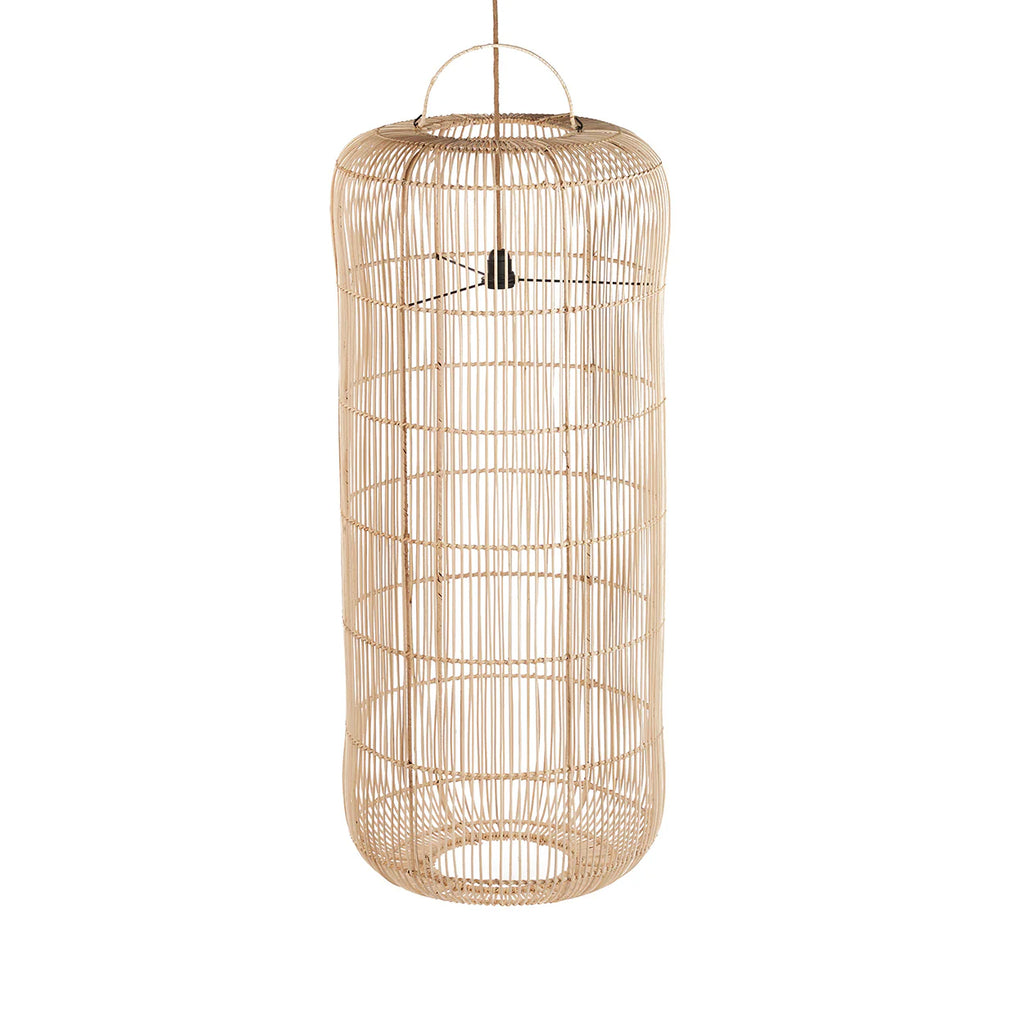 BOZELO PENDELLEUCHTE AUS RATTAN - 120cm