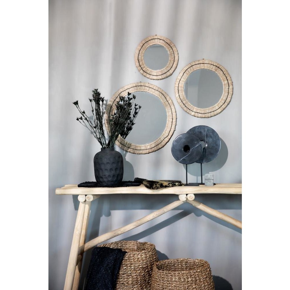 GAJIH SPIEGEL AUS BAST - 31cm