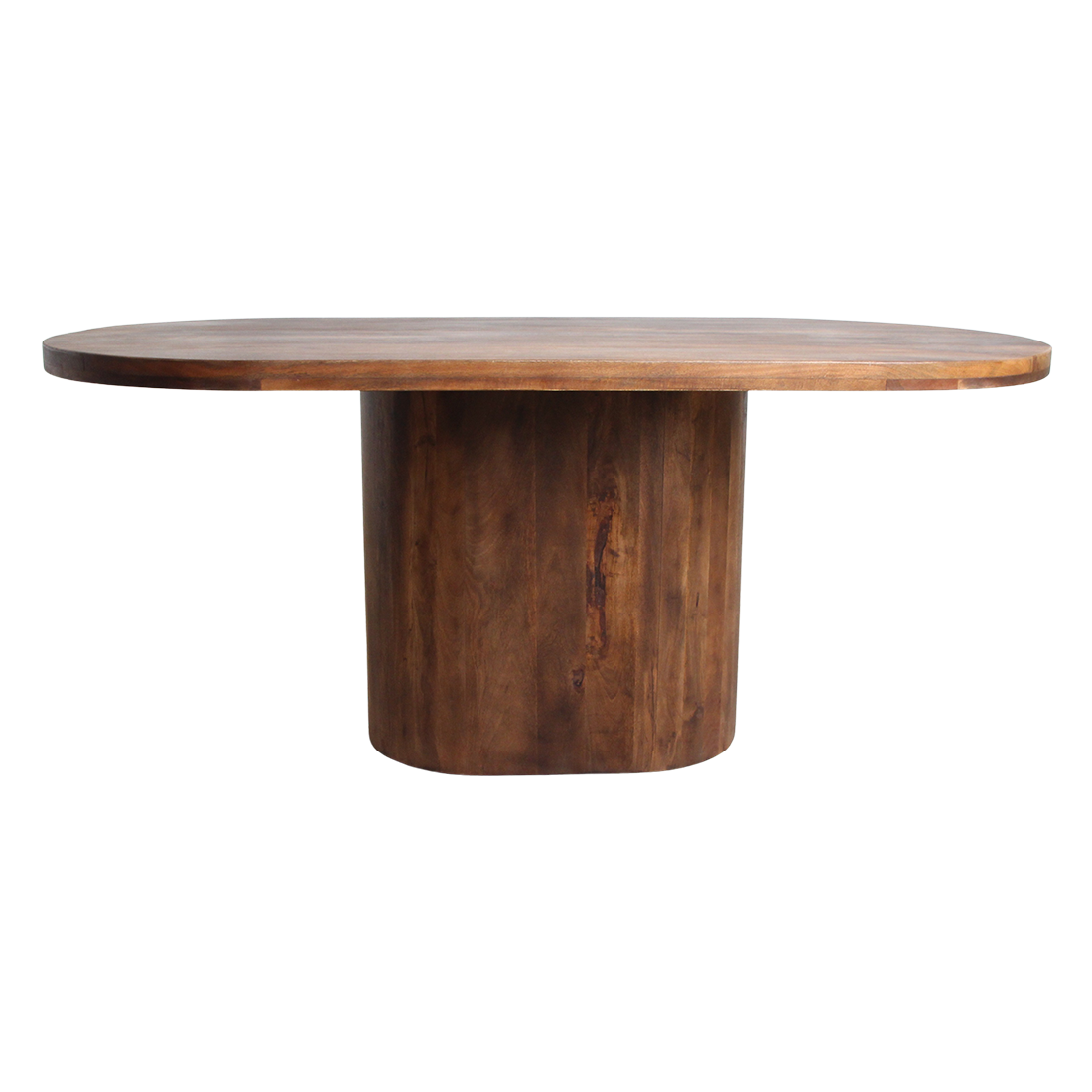BULLNOSE ESSTISCH AUS MANGOHOLZ (3 GRÖßEN)