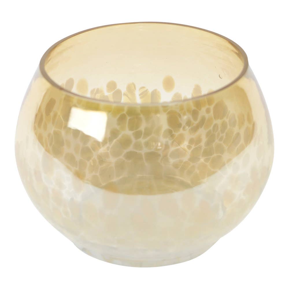 TEELICHTHALTER MIT CRACKLE EFFEKT