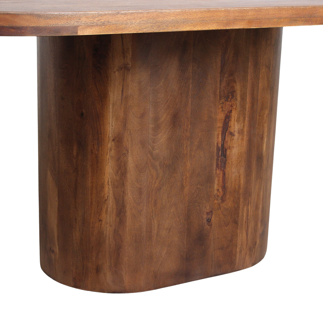 BULLNOSE ESSTISCH AUS MANGOHOLZ (3 GRÖßEN)