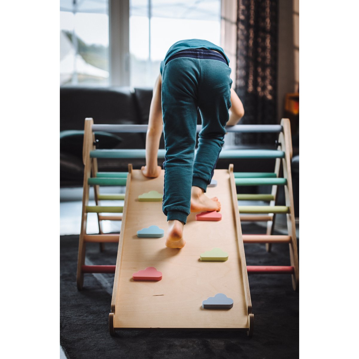 KLETTERSET: KLETTERDREIECK /-BOGEN UND RUTSCHE