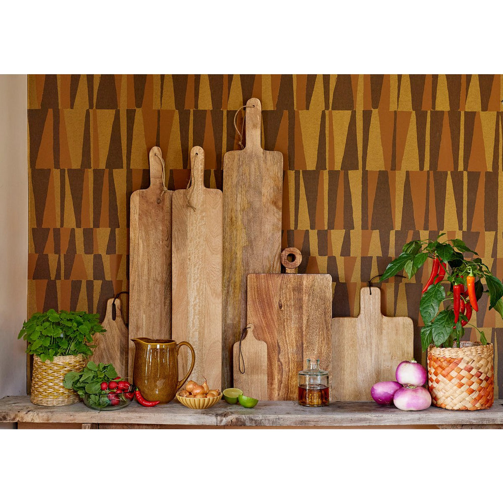 SERVIERBRETT AUS MANGOHOLZ -90cm