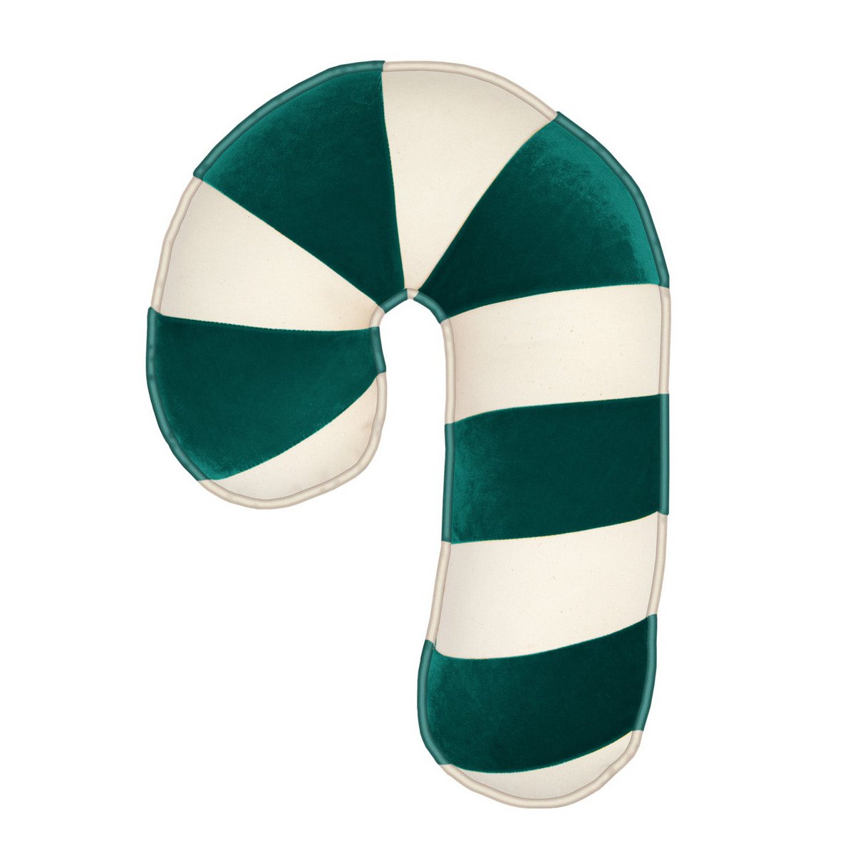 ZUCKERSTANGENKISSEN (GRÜN/WEIẞ) - 45cm
