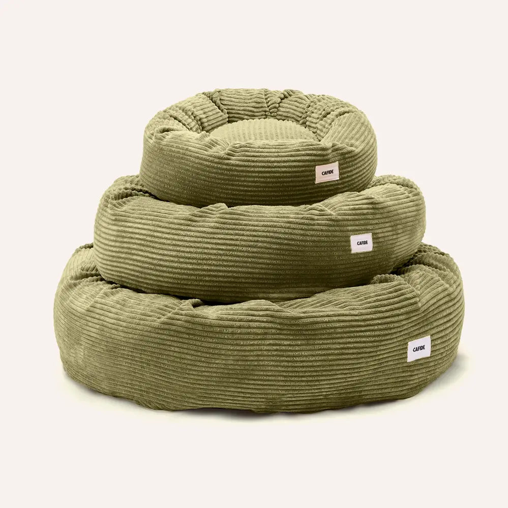 NUBA HUNDEBETT AUS CORD (GRÜN)