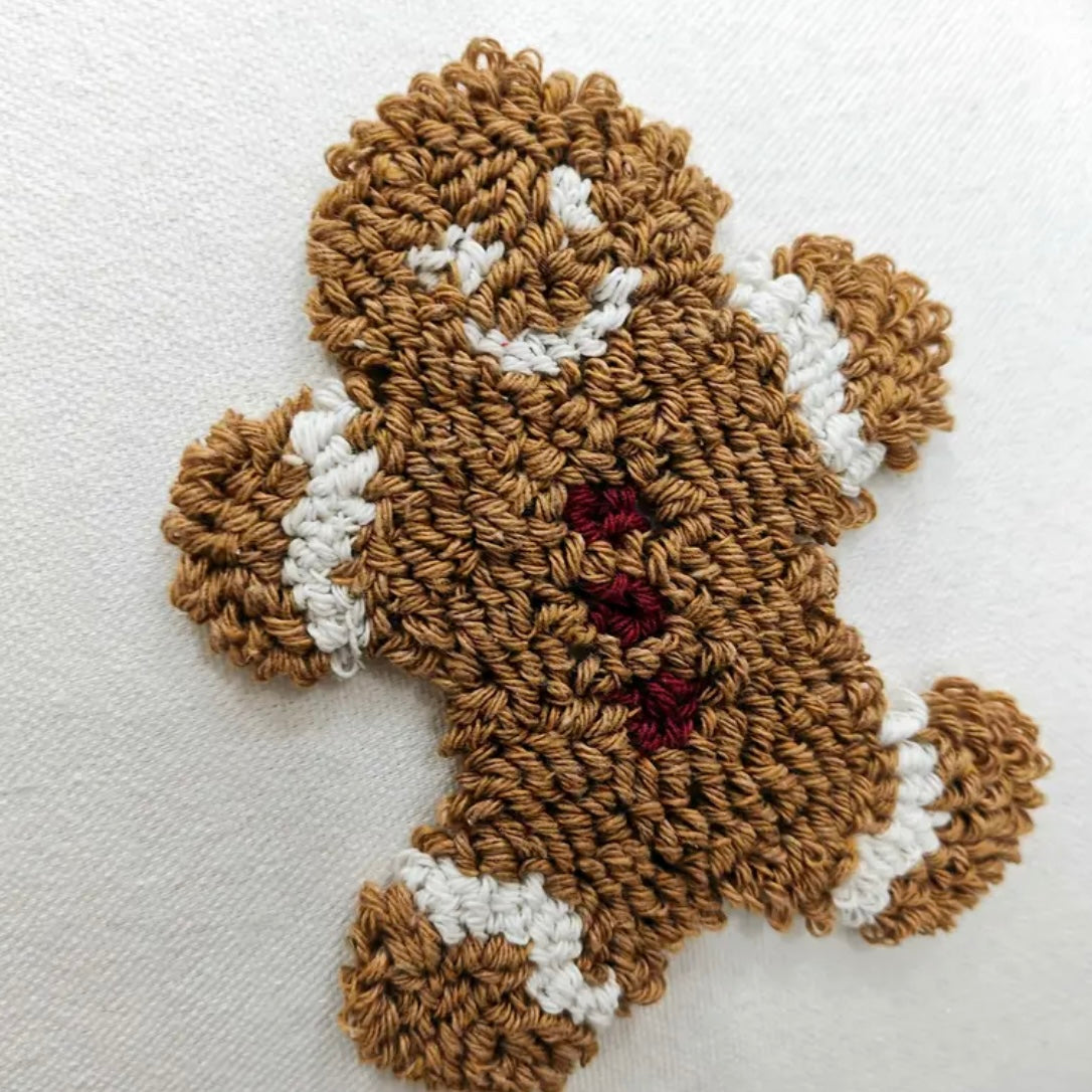 KISSENBEZUG | GESTICKTE LEBKUCHENMÄNNER