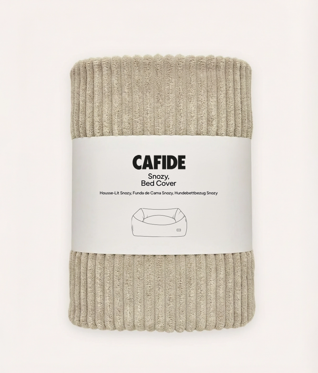 SNOZY HUNDEBETT WECHSELBEZUG CORD (BEIGE)