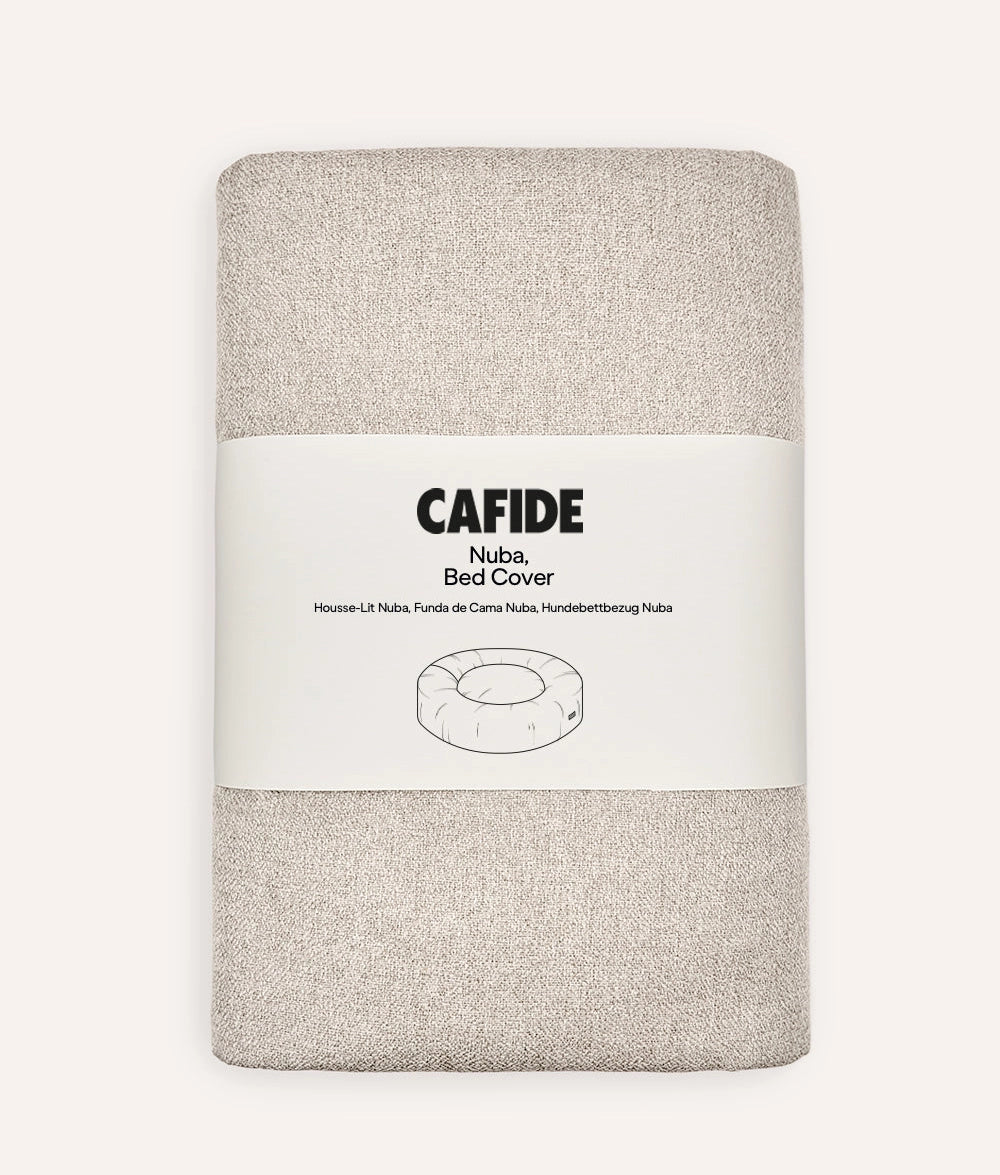 NUBA HUNDEBETT WECHSELBEZUG CHENILLE (BEIGE)