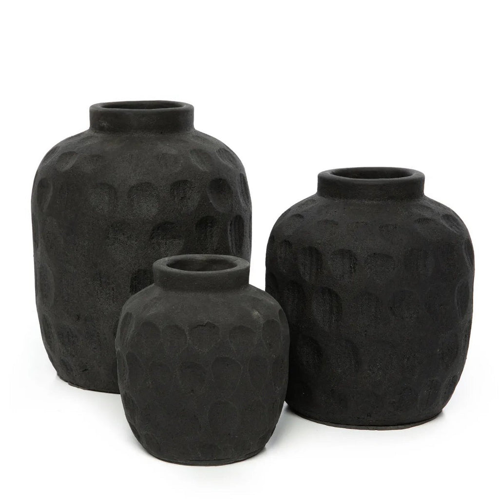 TRENDIGE VASE (SCHWARZ) - 22cm