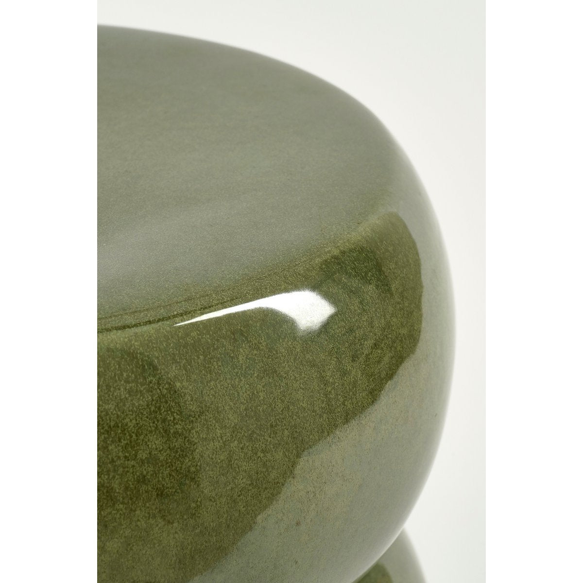 VENDI KERAMIK BEISTELLTISCH (OLIV) - Ø32 cm