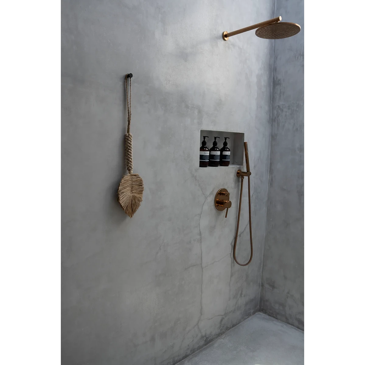 BAST MUSCHEL QUASTE (CREME/NATUR)