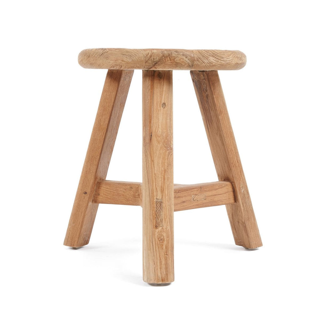 NOGUCHI HOCKER AUS TEAKHOLZ