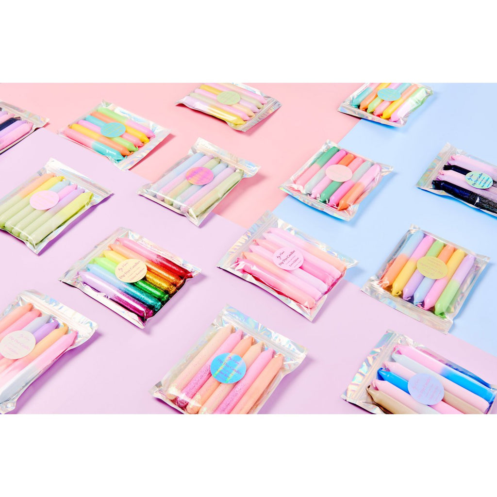 DIP DYE KERZEN - MACARON EDITION