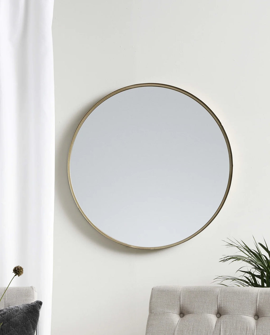 SPIEGEL RUND (GOLD) - Ø80cm