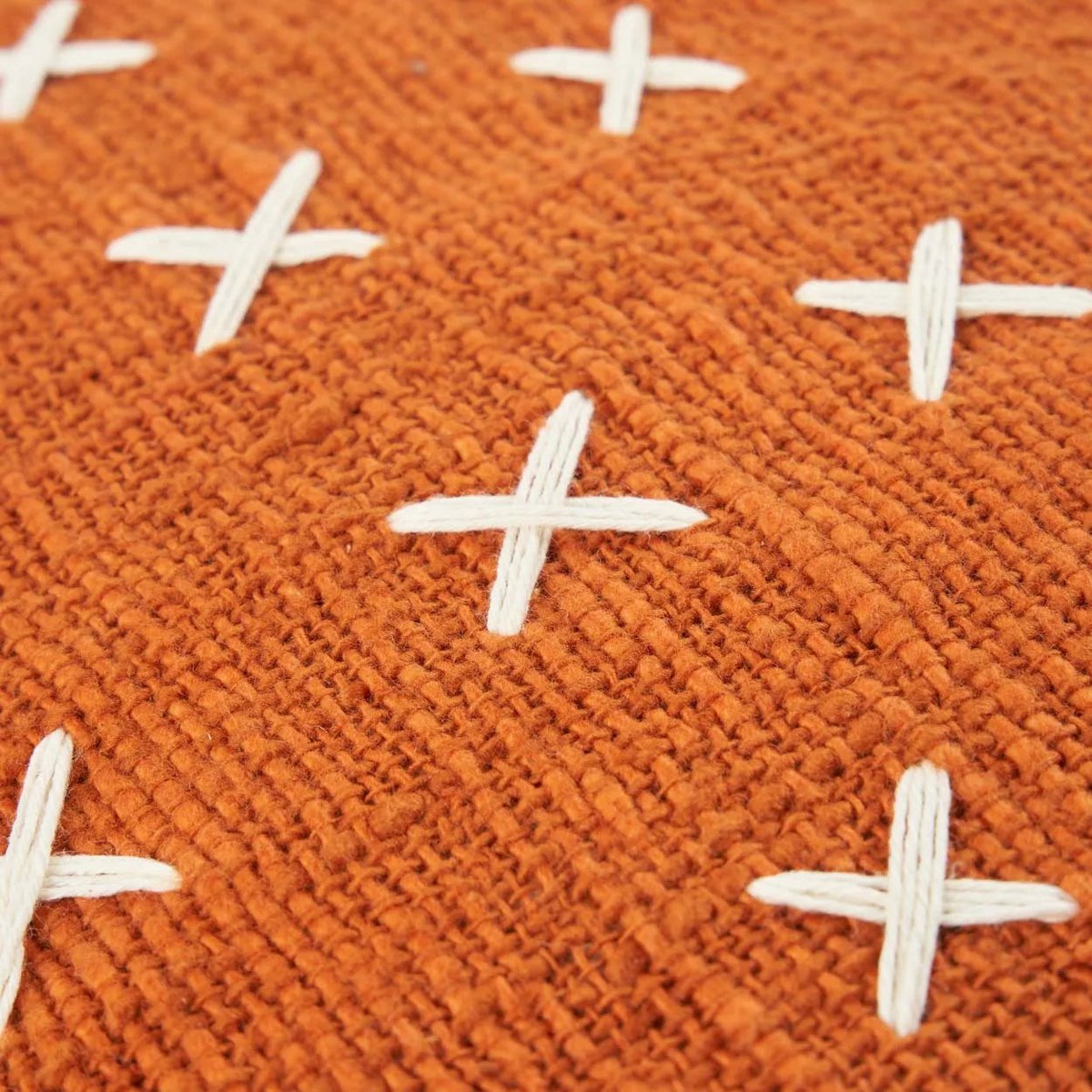 KISSENBEZUG TERRAKOTTA AUS BAUMWOLLE