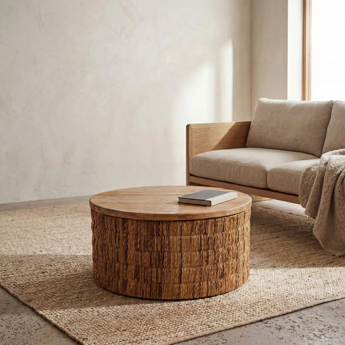 MAGANI COUCHTISCH AUS ABACA