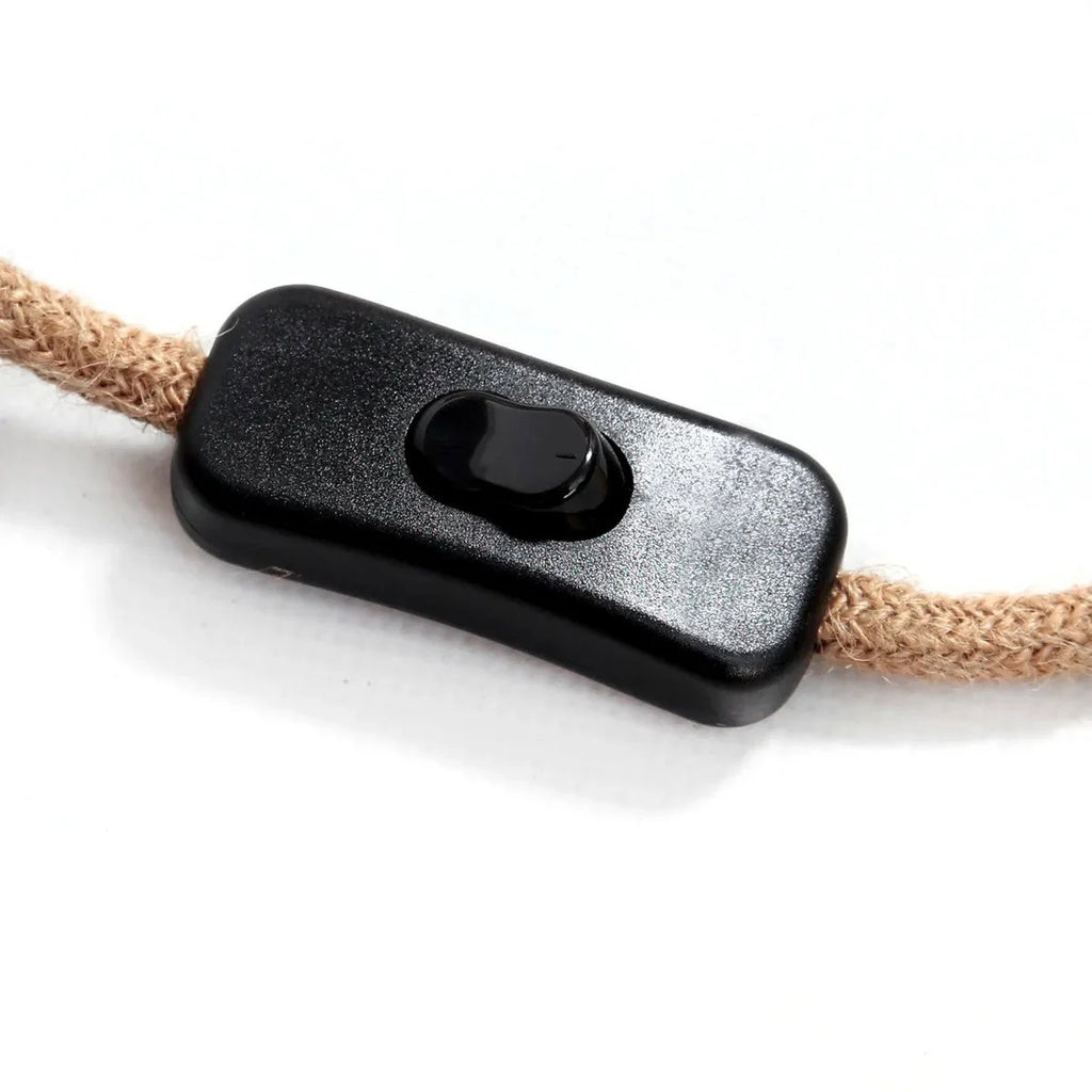 LAMPENFASSUNG FÜR STECKDOSE (NATURAL/SCHWARZ)