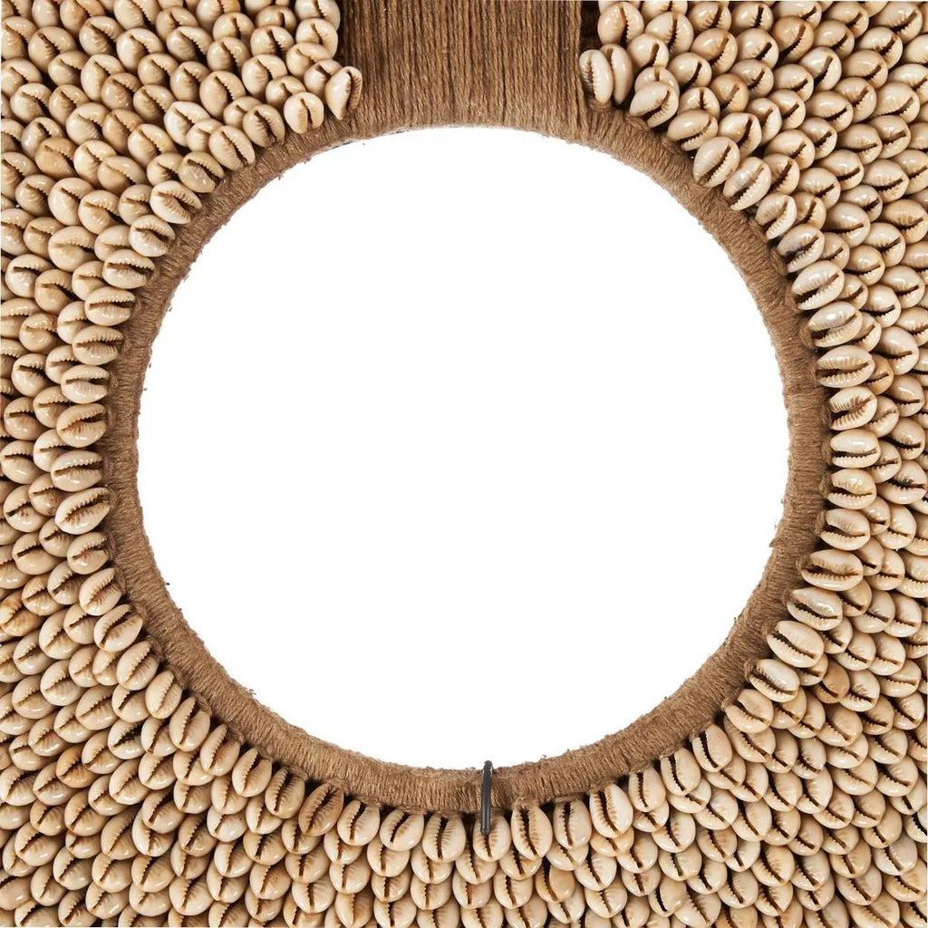 MUSCHELSKULPTUR RÉUNION AUF STANDFUß - 52cm