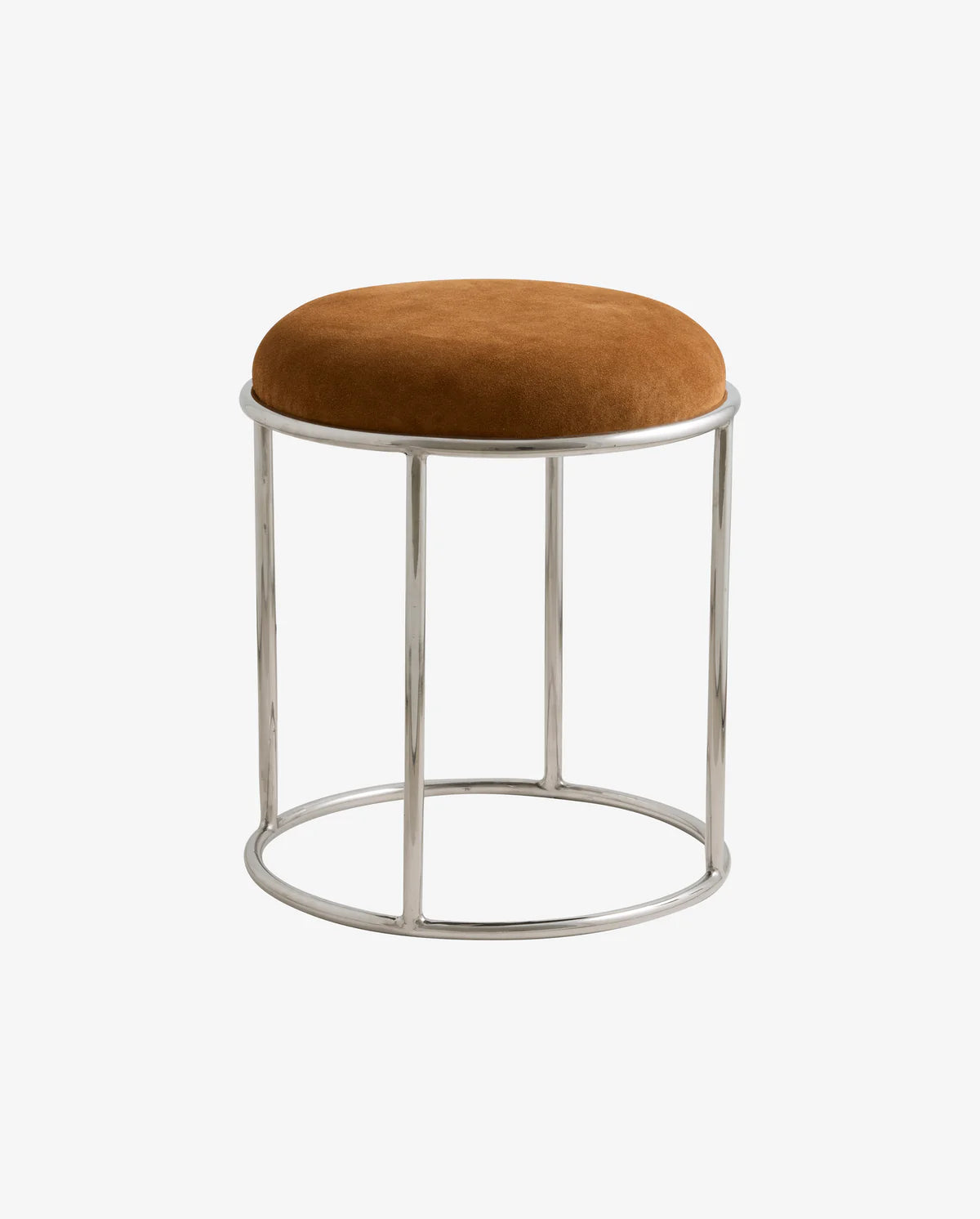 LEDER HOCKER (BRAUN)