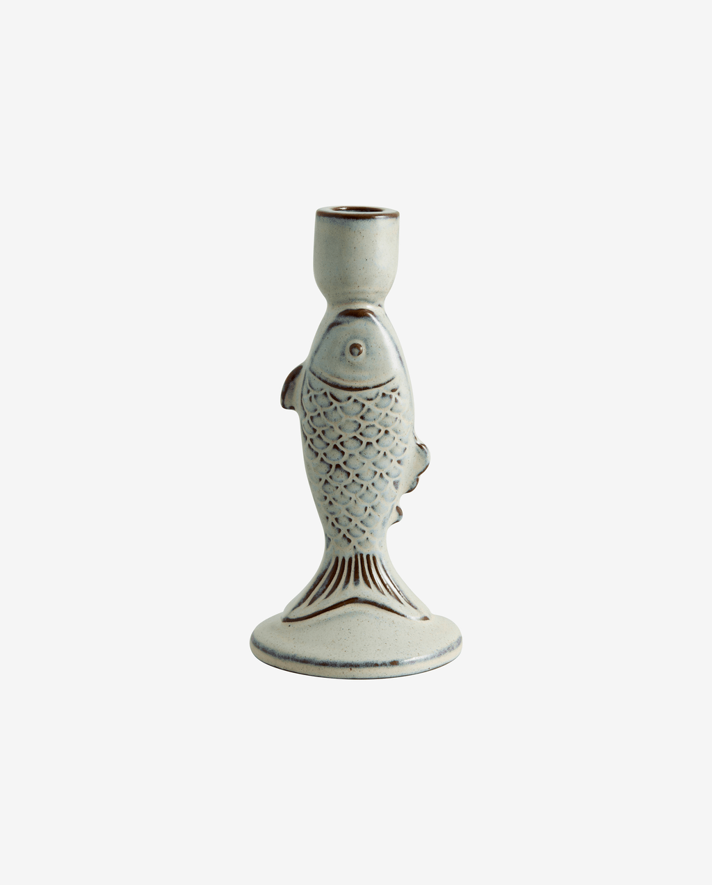 PISCULUM Kerzenhalter S, Elfenbein, 20 cm - Ansicht 1