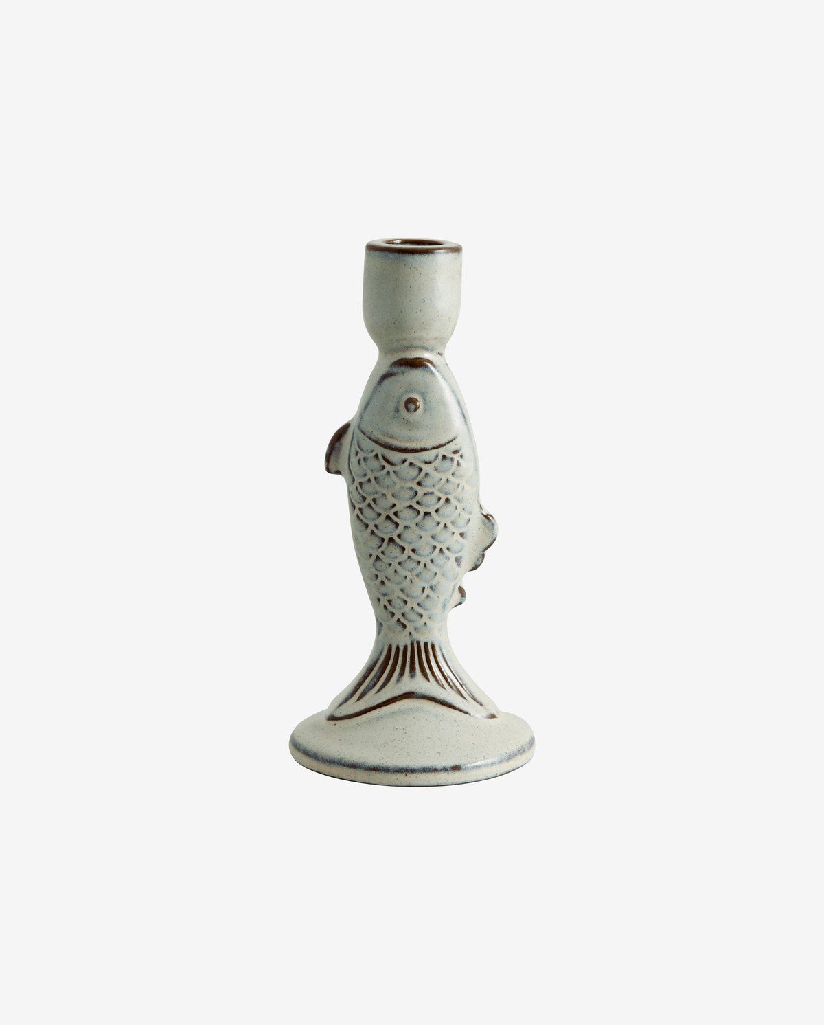 PISCULUM Kerzenhalter S, Elfenbein, 20 cm - Ansicht 1