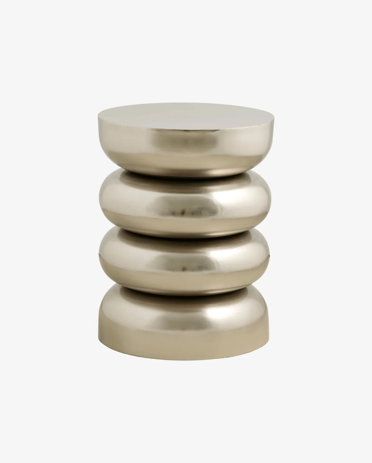 BEISTELLTISCH JUBBA IN NICKEL-OPTIK