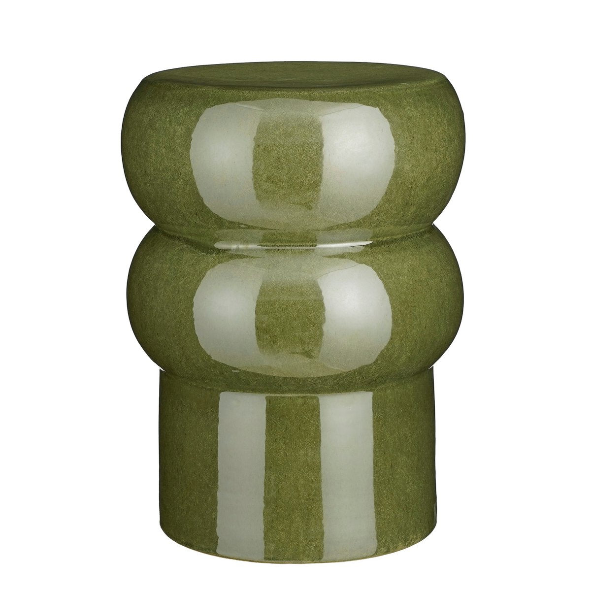 VENDI KERAMIK BEISTELLTISCH (OLIV) - Ø32 cm