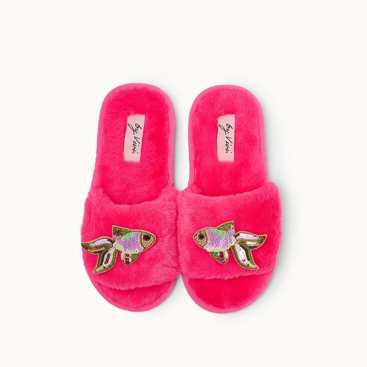 BROSCHEN FÜR SLIPPER - FISCHE (2 Stk.)