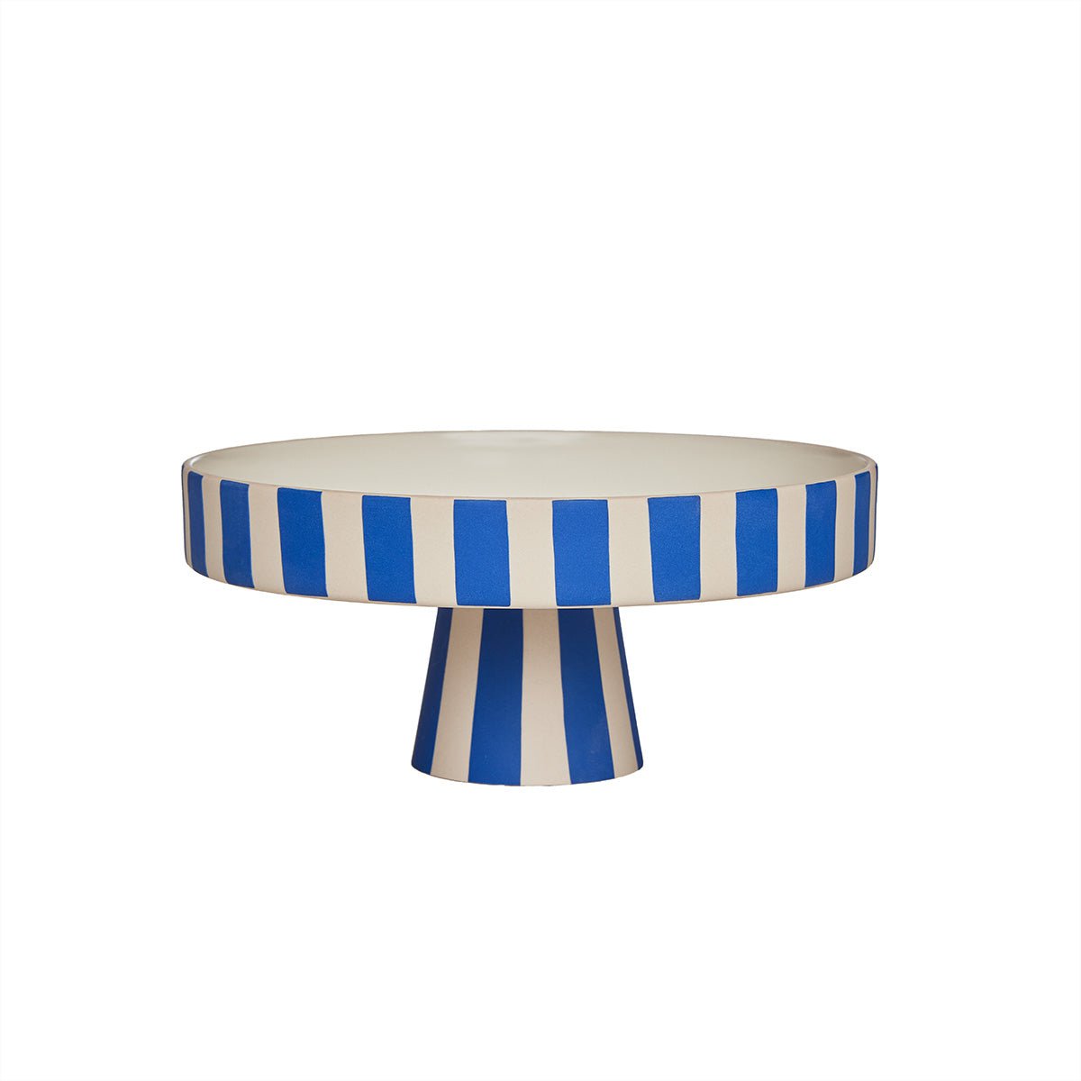 TOPPU SERVIERPLATTE (BLAU/WEIẞ) - Ø20cm