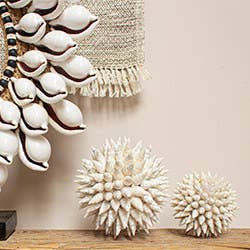 DEKO-KUGEL AUS MUSCHELN - 12cm