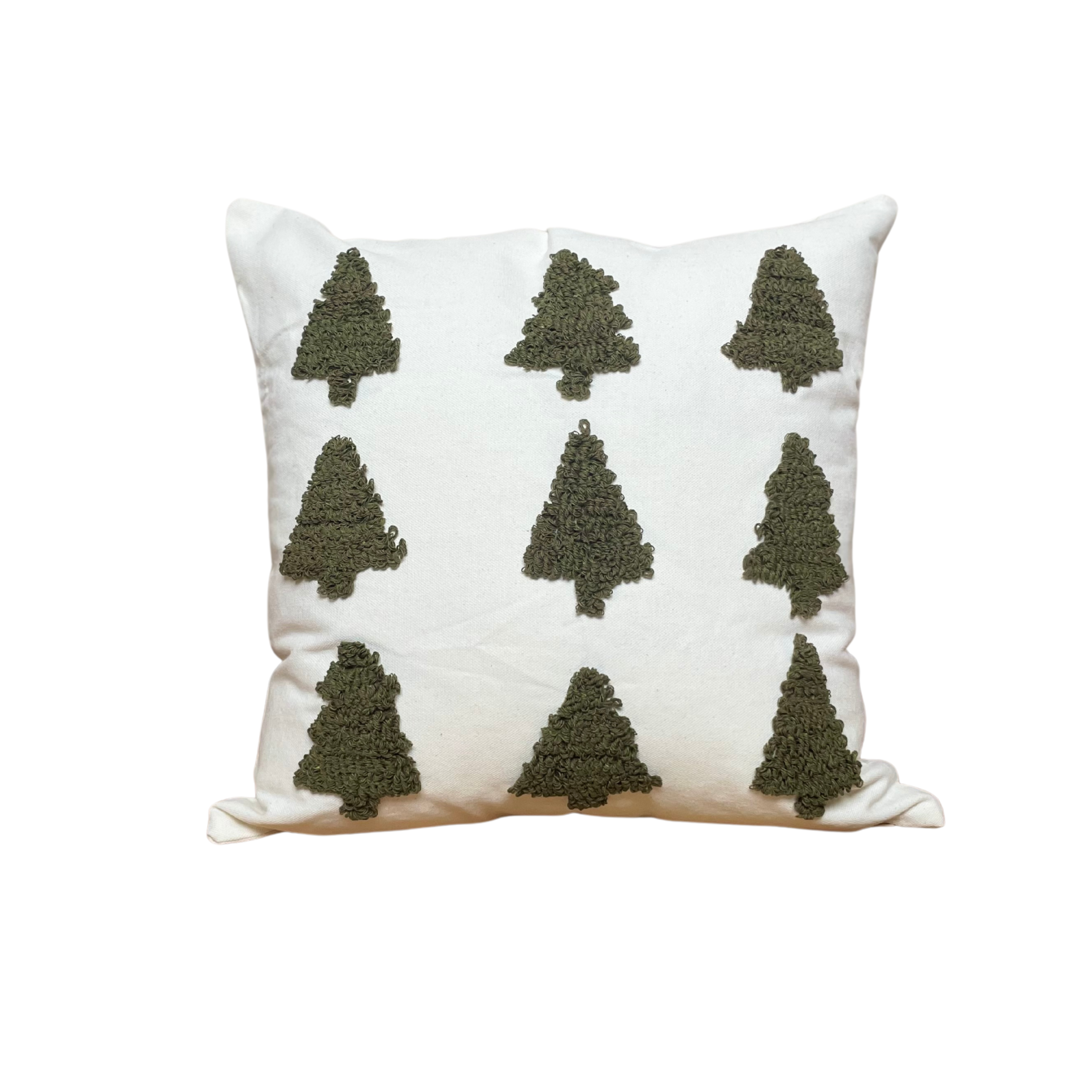 KISSENBEZUG | GESTICKTE WEIHNACHTSBÄUME