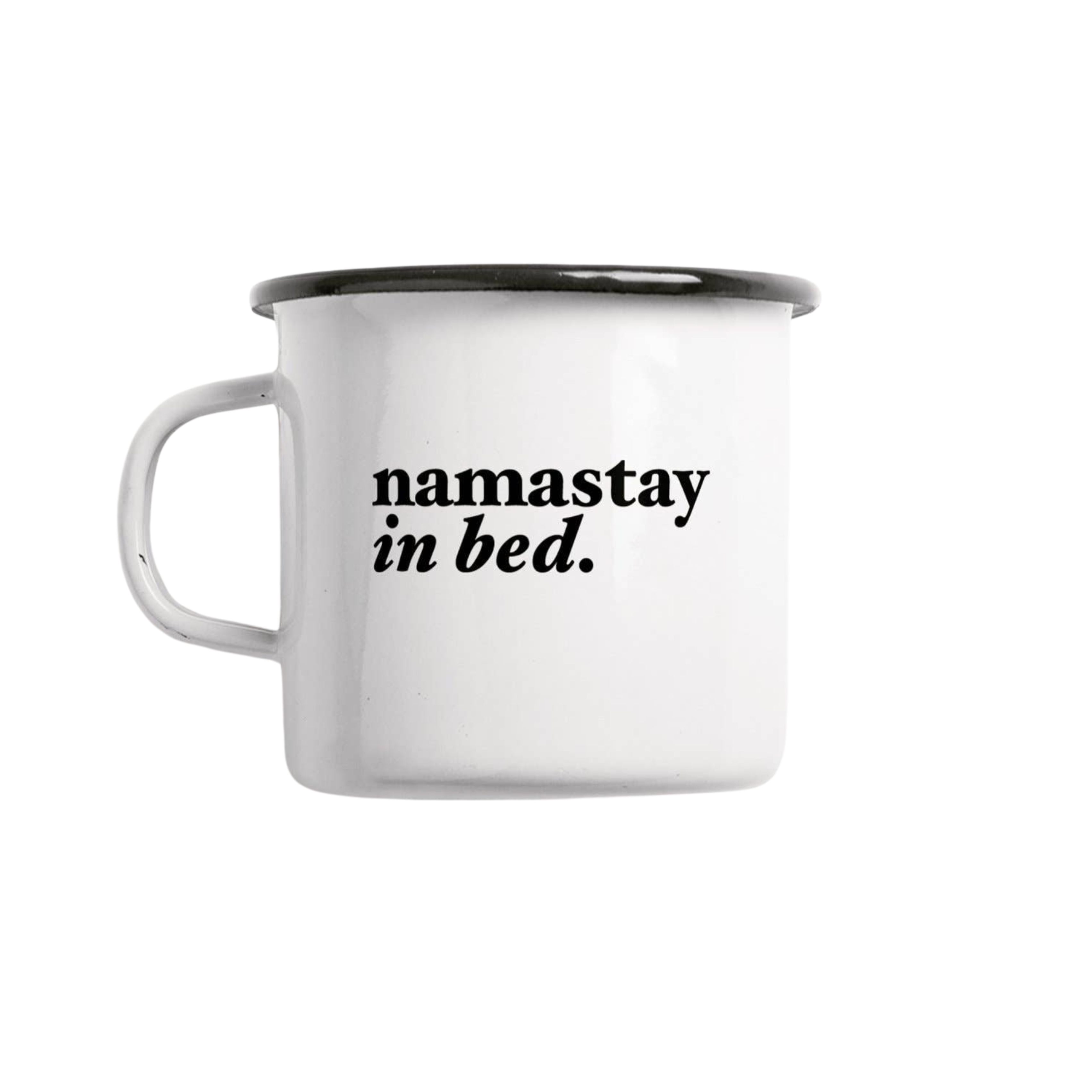TASSE AUS EMAILLE | NAMASTAY IN BED