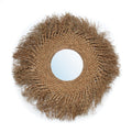 GEFLOCHTENER RATTAN SPIEGEL - Ø 75cm