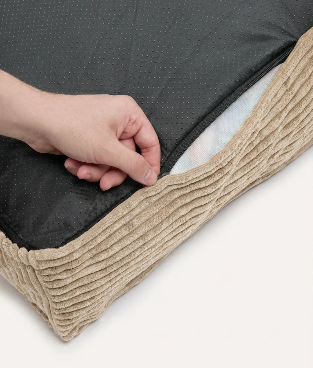 CUADRA HUNDEBETT WECHSELBEZUG CORD (BEIGE)