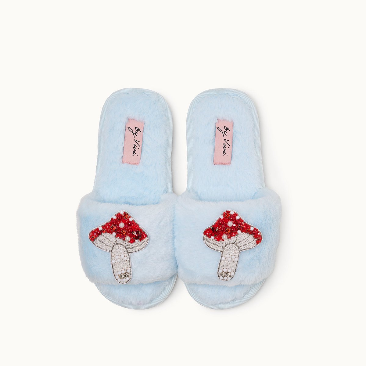 BROSCHEN FÜR SLIPPER - PILZE