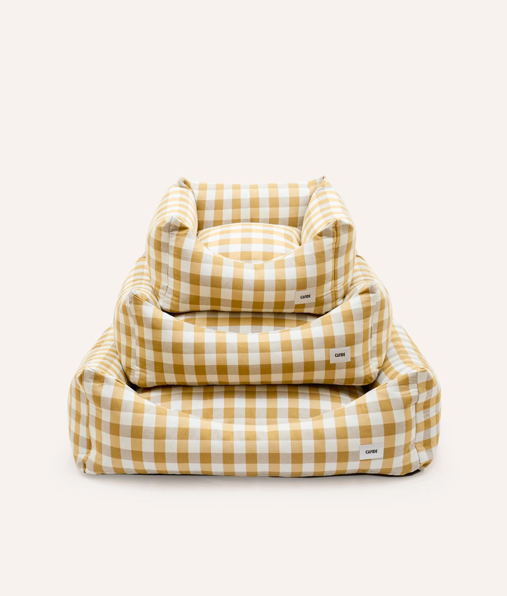 SNOZY HUNDEBETT (VICHY SENF)
