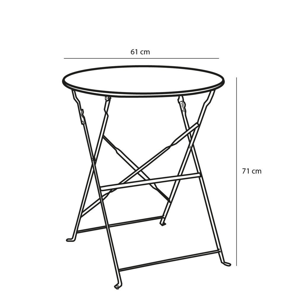 LAURENCE BISTRO-SET (HELLBLAU)
