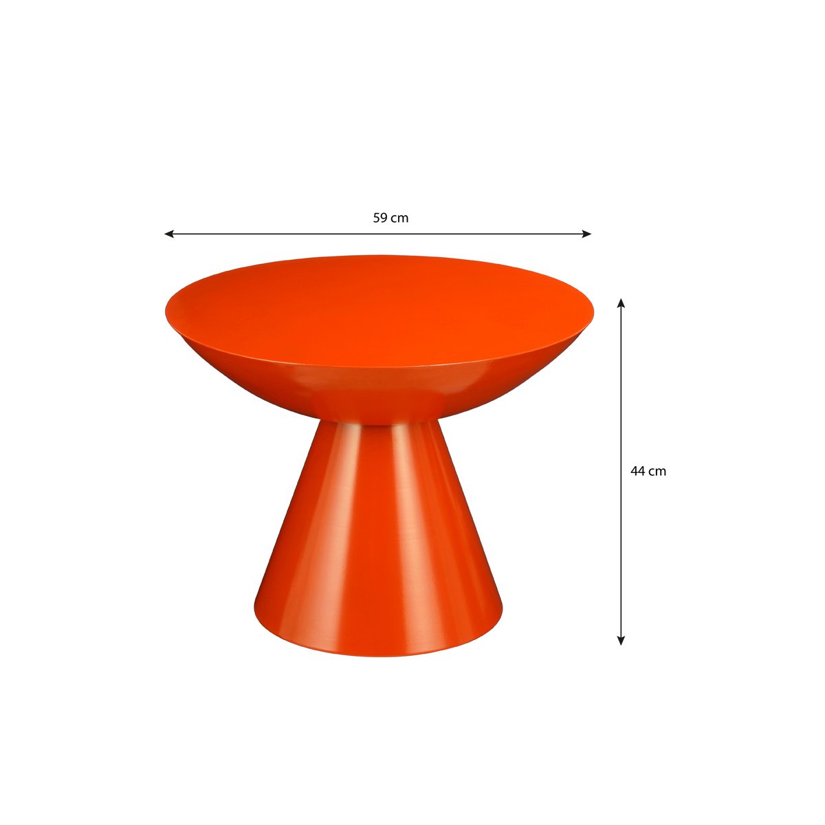 CELISE BEISTELLTISCH (ORANGE) - 44cm