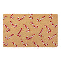 Weihnachtliche Fußmatte Zuckerstange 75 x 45 cm