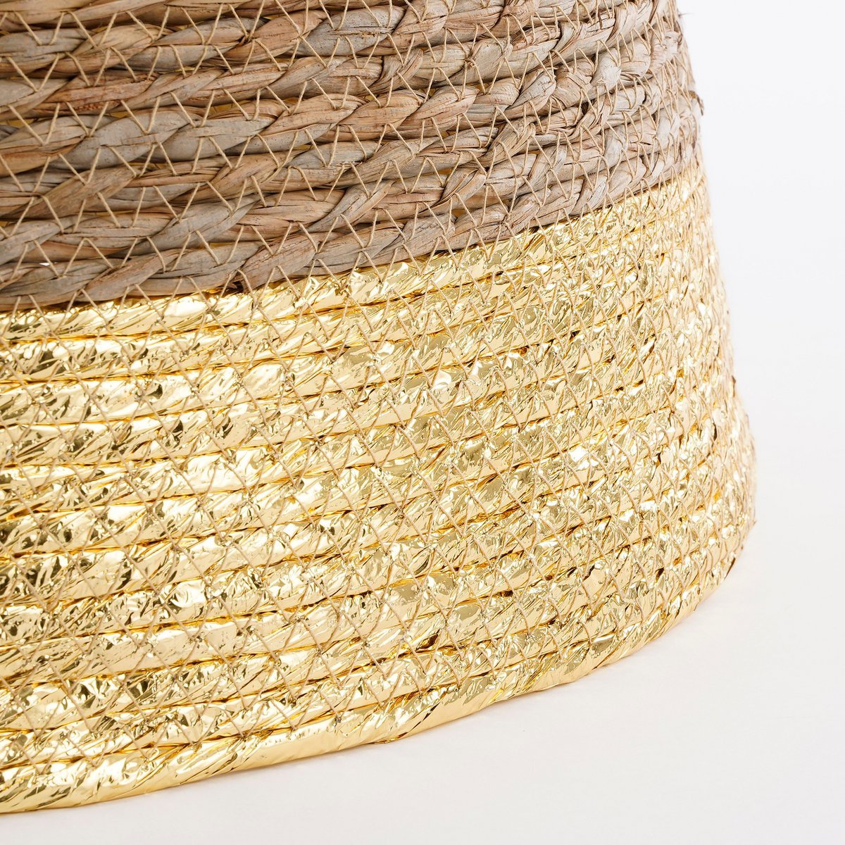 WEIHNACHTSBAUMROCK AUS SEEGRAS (GOLD) - Ø50 cm