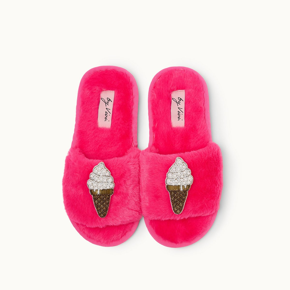 BROSCHEN FÜR SLIPPER - SOFT EIS (2 Stk.)