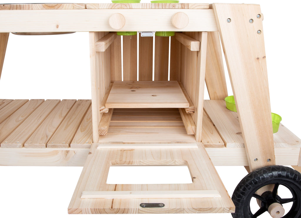 KINDER MATSCHKÜCHE AUS HOLZ