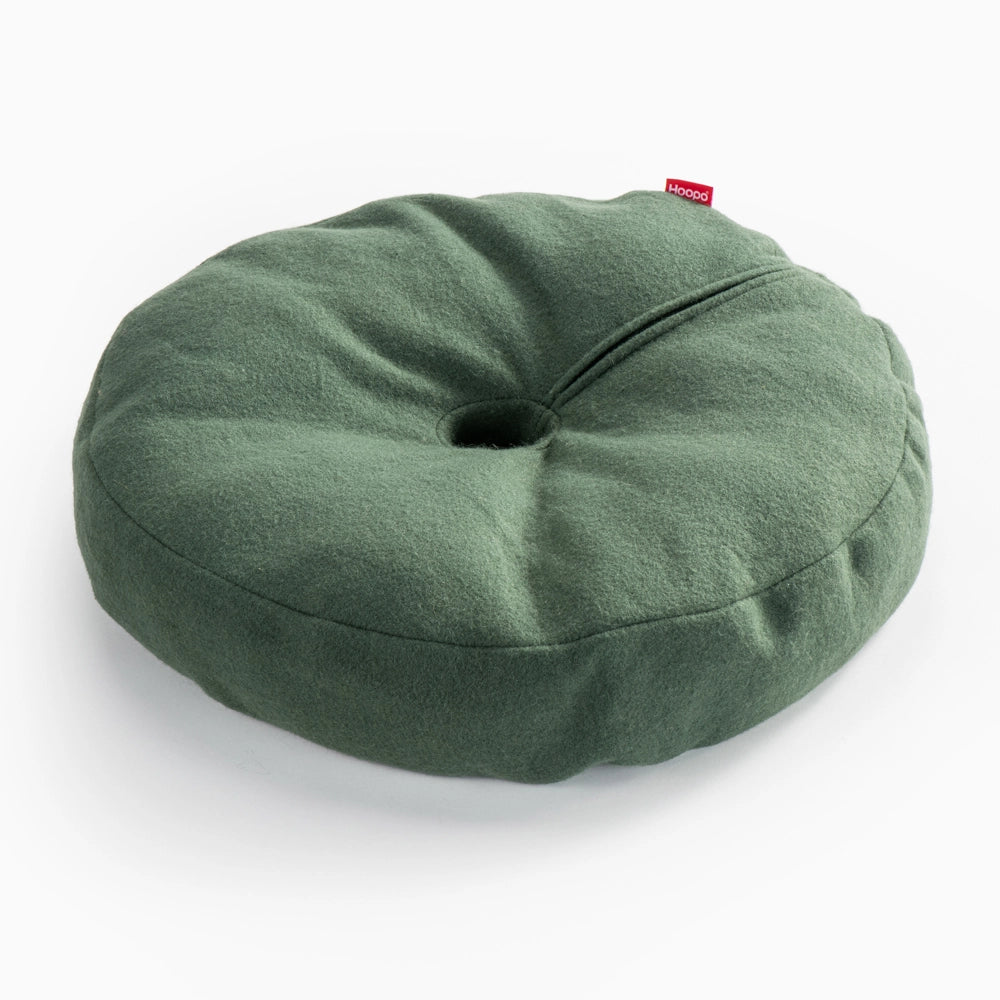 KATZEN SCHLAFDONUT (DUNKELGRÜN)