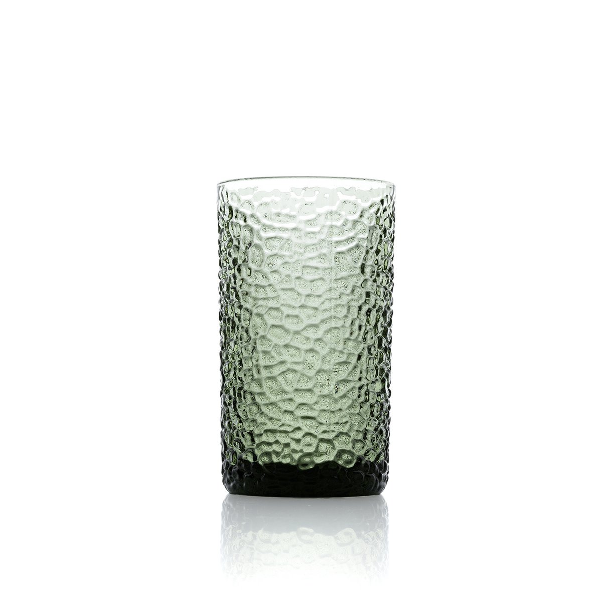 GREEN PEBBLE GLAS