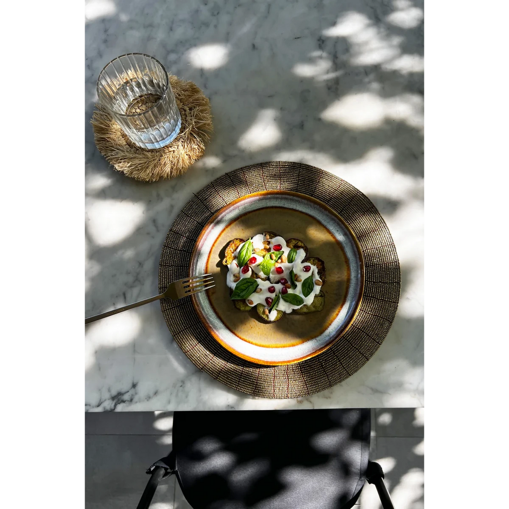 PERLEN TISCHSET (GOLD)