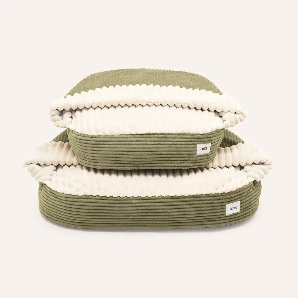 MASO HUNDEBETT MIT KAPUZE (GRÜN)