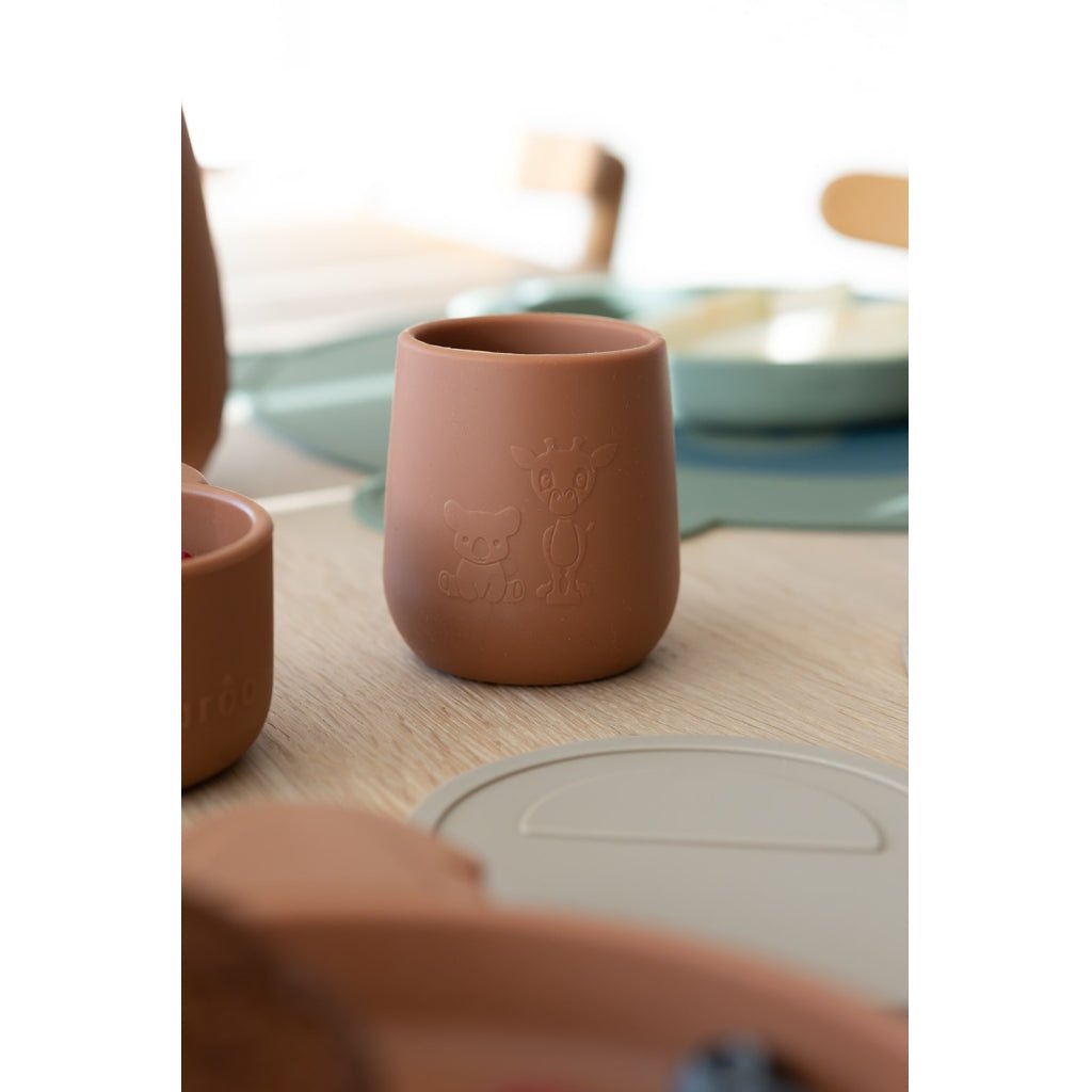 SILIKONBECHER (ROTBRAUN) - 2Stk.