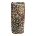 Vase aus Keramik (Dunkelbraun/Waldnachtgrün), 20cm