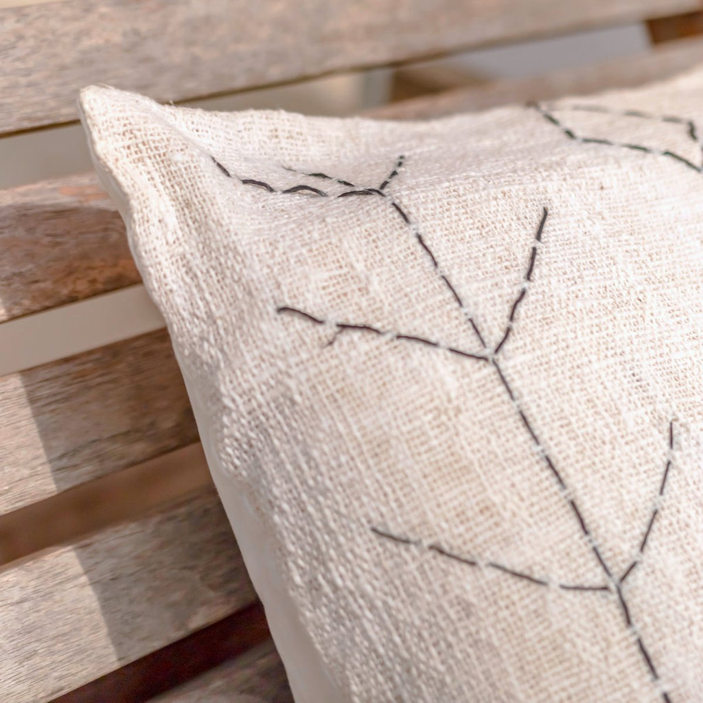 HANDGEWEBTER KISSENBEZUG